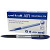 Uni-Ball Penna rollerball UB-188-L Air, inchiostro blu Uni-ball Super Ink, a prova di manomissione, pennino per penna stilografica, scatola da 12 pezzi