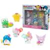 Hello Kitty And Friends Giochi Preziosi - Set Da 6 Personaggi Hello Kitty E I Suoi Amici, Alti 5 Cm, Numerati, Con Parti Trasparenti E Accessori Intercambiabili, Per Bambini Dai 3 Anni