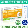 Lyher Test rapido nasale COVID-19 per auto-test. Confezione da 1 pezzo. Tampone rapido nasale per antigene SARS-CoV-2 ad USO DOMESTICO certificato CE 0197, iscritto RDM. Rileva tutte le varianti inclusa XFG Stratus