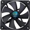 Gelid Solutions Silent 14 Black | Ventola da 140 mm | Funzionamento silenzioso | Pale della ventola ottimizzate | Flusso d'aria elevato | Connessione a 3 pin | RPM 1000 | 140 x 140 x 25 mm | Nero