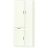 Sarmog Mobile porta biancheria bianco, 77x183x34 cm