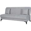BellaHome Divano 3 posti bellahome abete grigio 185x78x90 cm