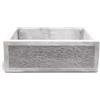 Lavello bilbao anticato colore grigio - 45x35x16 cm