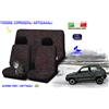 AUTOKIT Coprisedili Fiat Panda Young fodere copri sedile set sedili auto tessuto vintage