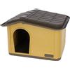 Kerbl Pet casa per gatti Paola Ecoa - Giallo/ nero: L 60 x P 51 x H 41 cm