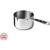 Agnelli Alu-Inox 3-ply Casseruola Alta Induzione Con Manico Tubolare In AluInox