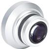 Yunir Obiettivo Fish Eye da 37 Mm 0,25X per Fotocamera, Obiettivo Aggiuntivo per Obiettivi per Fotocamera Calibro 37 Mm, Lega di Alluminio Argentata per Riprese Macro Ravvicinate,