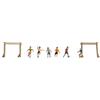 NOCH H0 Figure per bambini sulla piazza del bullone, H0 Miniature Figure Set per Modellismo Calcio Scene