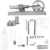 Wifehelper Hot Air Stirling Engine Education Toy Electricity Power Generator Model, New Mini Stirling Engine Model Hot Air Steam Powered Toy Physics Experiment, My First Stirling Engine DIY