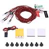 Drfeify Lampeggiante RC, Kit di Simulazione del di illuminazione a 8 LED Lampeggiante per Elicottero RC Airplane