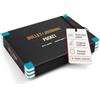 LEUCHTTURM1917 371629 Bullet Journal Pocket, 14,3 x 10,3 cm, 46 pagine doppie numerate, puntinato, turchese, confezione da 3