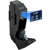 VEVOR Cassaforte per Pistola con Impronta Digitale Password Tastierino a 6 Cifre Chiave, Cassaforte per Pistole con LED Capienza 1 Pistola e Caricatore 190 x 98 x 425 mm, Custodia per Comodino