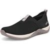 RYKA Mocassini da Donna Echo Knit, Nero, 38 EU