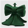 EDG Enzo De Gasperi Base per Albero Natale Pino Fiocco Velluto H 57 Cm L 50 Cm L 50 Cm Verde