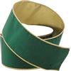 VETUR Nastro Velluto Bordi Dorati Cm 6.3 Verde