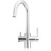 Doulton Rubinetto Da Cucina Miscelatore A 3 Vie | Finitura Cromata | Fornisce Acqua Potabile Calda, Fredda E Filtrata | Compatibile Con Tutti I Sistemi Sottobanco | Acqua Dal Gusto Eccellente