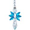 QFkris QF Colorful Crystal Guardian Angel Suncatcher retrovisore Fascino per Auto, Cristallo, Blue, 1.4 * 8.5