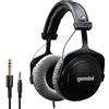 Gemini DJX-1000 - Cuffie professionali per monitoraggio, driver da 53 mm, colore: Nero