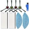EATBALE Kit Parti di Ricambio Per Ecovacs Deebot U2 DGN22 U2 PRO Robot Aspirapolvere, Kit Accessori Filtro, Spazzola Laterale, Panno Mop, Spazzola Per la Pulizia (Confezione da 8)
