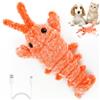 Audasi Aragosta Giocattolo Interattivo Per Cani Simulazione Elettrica Di Aragosta Di Peluche Giocattolo Mobile Saltellante Per Animali Domestici Giocattolo Galleggiante Per Gatti Floppy Lobster