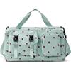 flintronic Borsone Palestra, Borsone da Viaggio Duffel per Bambini, Grande Capacità Borsa Pieghevole, Borsa Sportiva con Scomparto Scarpe e Sacca Interna Impermeabile (Verde)