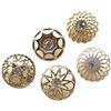 Chenkou Craft 20pcs oro lega strass Crytal cavi bottoni 25mm cucito mestiere mix lotti