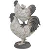 Deco 79 38281 Scultura, Pietra Artificiale, Grigio Chiaro/Grigio Scuro, S Size