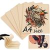 Rayyl Tatuaggio per pelle sintetica 2,5 mm, Rayyl, 4 pezzi per tatuaggi in pelle sintetica A4, 20 x 30 cm, per tatuaggi e accessori per tatuaggi
