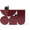 Mogg Consolle Shape - Rosso Laccato Lucido