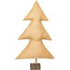 Mx Home Albero di Natale - Tela Beige con Luci Led , H 150 cm