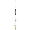 Deco 79 HI-UMA Enterprises Inc. Deco 79 41441 - Campana a vento eclettica con bottiglia e pentagoni, 7,6 cm di larghezza x 104,1 cm di altezza, oro, blu, rosso, verde, arancione, azzurro