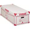 King Mec Contenitore 8 scatole archivio King Mec Storage 41x27x78 cm bianco 160400