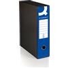 Q-Connect Registratore protocollo con custodia Q-Connect dorso 8 cm - 28,5x35 cm - blu 0201041/P.BL