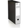 Q-Connect Registratore protocollo con custodia Q-Connect dorso 8 cm - 28,5x35 cm - grigio - 0201041/P.GR