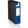Q-Connect Registratore commerciale con custodia Q-Connect dorso 8 cm - 28,5x32 cm - blu 0201041/Q.BL