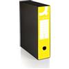 Q-Connect Registratore commerciale con custodia Q-Connect dorso 8 cm - 28,5x32 cm - giallo - 0201041/Q.GI