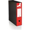 Q-Connect Registratore commerciale con custodia Q-Connect dorso 8 cm - 28,5x32 cm - rosso - 0201041/Q.RO