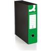 Q-Connect Registratore commerciale con custodia Q-Connect dorso 8 cm - 28,5x32 cm - verde - 0201041/Q.VE