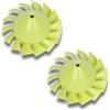 Mtanlo Set di 2 Ventole Soffianti per Homelite e 18V P2108 P21081 P21081VN P21081VNM Soffiatori, Sostituzione 529437003/529437004/529437001