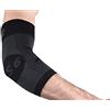 Orthosleeve Es6 Gomitiera a Compressione Graduata per Epicondilite - Tutore per il Gomito Efficace per i Dolori Causati del Gomito del Tennista E del Golfista, Artrite del Gomito - Taglia L, Nero