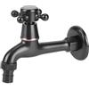 Hapivida G1/2 Rubinetto in Ottone, Rubinetto a Parete Singolo per Acqua Fredda, Lavanderia Mop Pool Rubinetti da Giardino Rubinetto per Lavello da Cucina per Uso Domestico