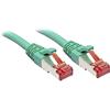 Lindy Cavo di rete S/FTP Cat.6, Verde 0.5m