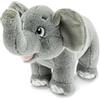 Teorema Giocattoli, Elefantino Peluche Morbido, Pupazzo Neonato Eco-Friendly, Elefante di Peluche Ideale come Primo Gioco, Regalo Nascita per Bambini e Bambine, Adatto da 0 Mesi, 24x12x18
