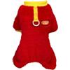 Izefia Cane Maglione Vestiti Abbigliamento Pile Maglioni di Lana Tutina Inverno Caldo Felpa Camicia 4 Gambe Tuta Pigiama Modello Carino Maglione Da Cowboy per Cane di Piccola Taglia Gatto Medio