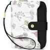 SENDEFN Portafoglio Donna, Porta Carte di Credito RFID con Cerniera, Portamonete Donna Pelle Vegana con Scomparto per Monete e Cordino Staccabile