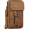STILORD 'Mael' 2 in 1 Pelle Borsello Uomo Tracolla Piccolo Porta Cellulare da Collo Borsa da cintura Vintage Borsetta Portacellulare Messenger Uomini Cuoio Autentico, Colore:bergamo - marrone