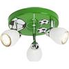 Brilliant AG g56234/74 Plafoniera in metallo 3 W GU10 VERDE