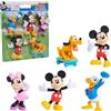 Just Play Minifigure da collezione Disney Junior Topolino da 5 confezioni, figurine da collezione da 3,8 cm a 6,4 cm di altezza, giocattoli per bambini dai 3 anni