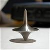 Rosojodg Top rotante in metallo di precisione, portatile, di precisione, di alta qualità, squisito, perfetto equilibrio, giroscopio da tavolo, vintage, totem, decorazione da tavolo