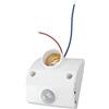 FTVOGUE Accensione Regolabile di Notte, Controllo della Luce, Presa Luce con Sensore di Movimento PIR, Base Lampadina E27, per Garage, Cantina, Portico, Lavanderia